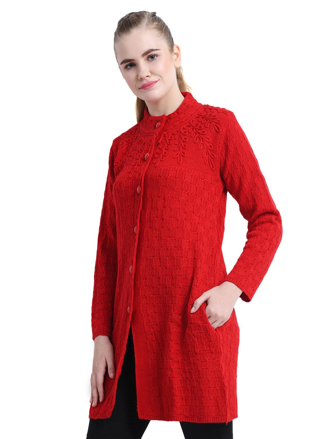 mandarin neck long cardigan - 16528710 - Zoom Image - 2