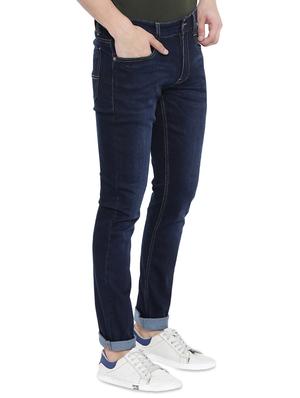 dark blue light washed denim jeans - 16528810 - Standard Image - 2
