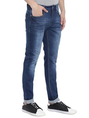 blue heavy washed denim jeans - 16528815 - Standard Image - 2