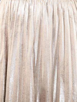 accordion pleated metallic skirt - 16528962 - Standard Image - 5