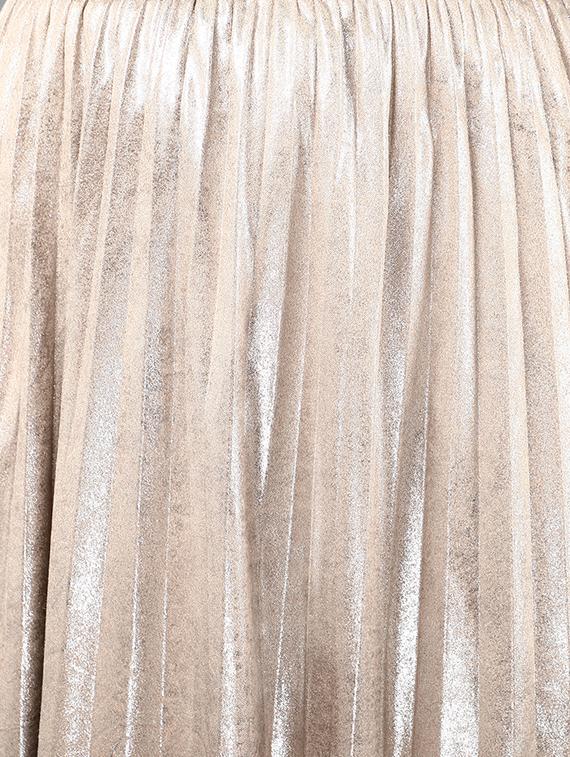 accordion pleated metallic skirt - 16528962 - Zoom Image - 5