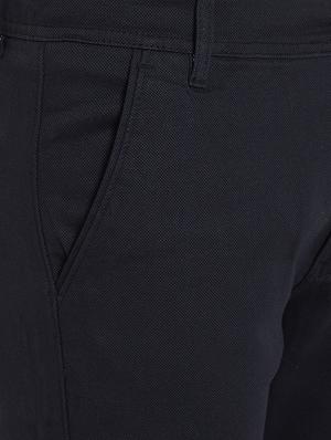black solid chinos - 16530045 - Standard Image - 5