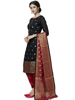 straight pant suits unstitched suit - 16530416 - Standard Image - 2