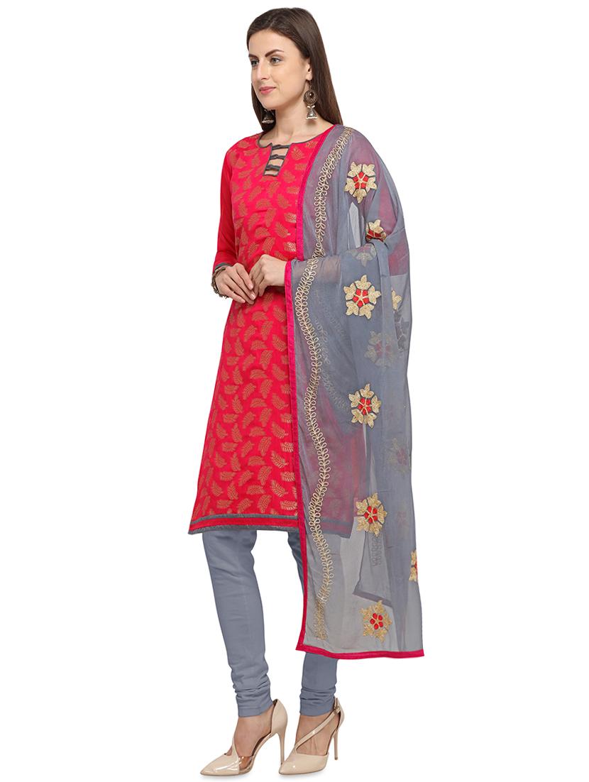 churidaar suits unstitched suit - 16530441 - Zoom Image - 2