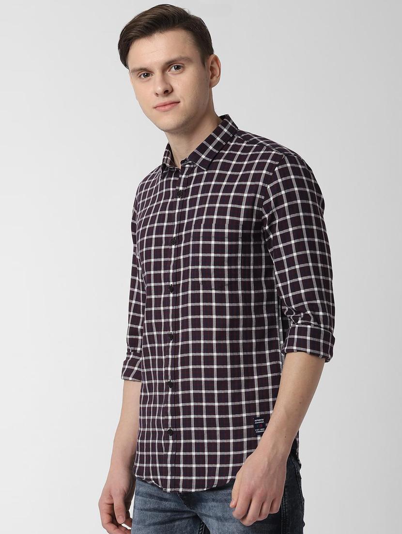 red checkered casual shirt - 16531126 - Zoom Image - 2