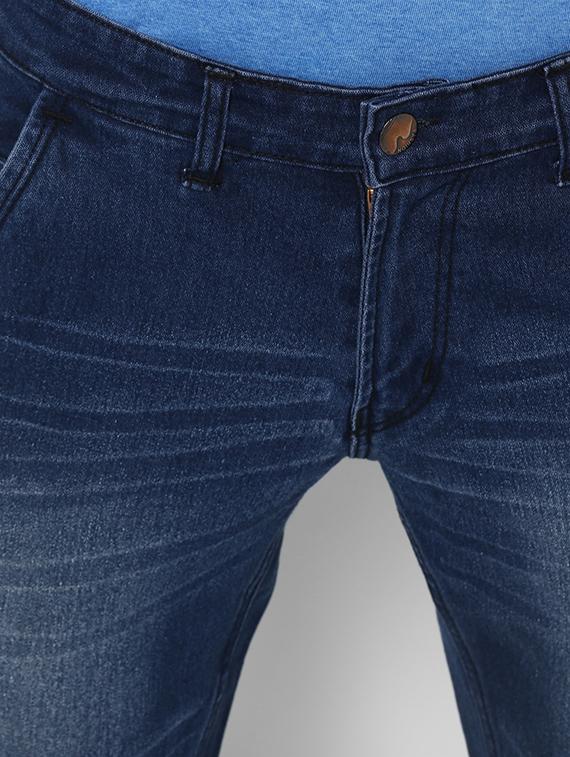 dark blue heavy washed denim jeans - 16531233 - Zoom Image - 5