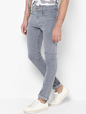 grey light washed denim jeans - 16531239 - Standard Image - 2
