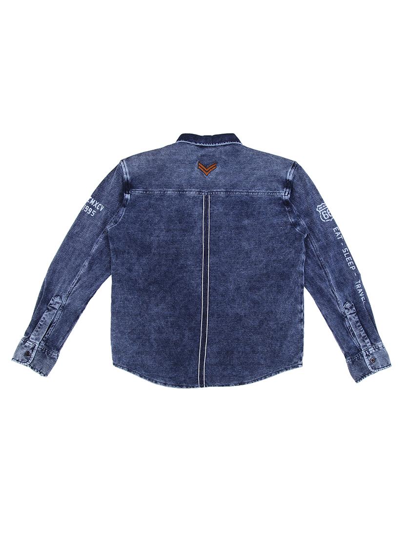 blue cotton shirt - 16533525 - Zoom Image - 2