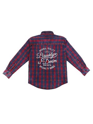 red cotton shirt - 16533532 - Standard Image - 2