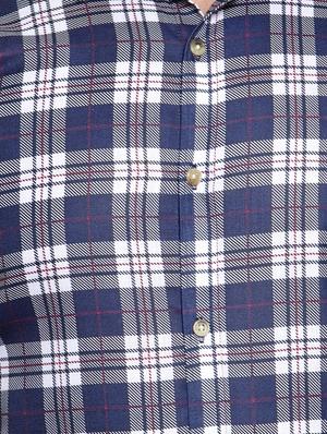 blue checkered casual shirt - 16533677 - Standard Image - 5