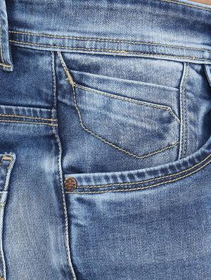 blue heavy washed jeans - 16534004 - Standard Image - 5