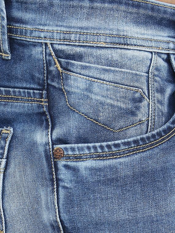 blue heavy washed jeans - 16534004 - Zoom Image - 5