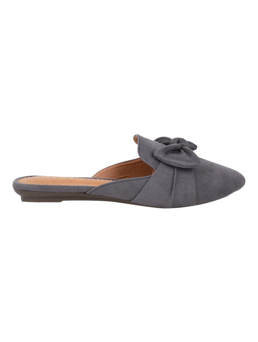 grey slip on mules - 16534327 - Zoom Image - 2