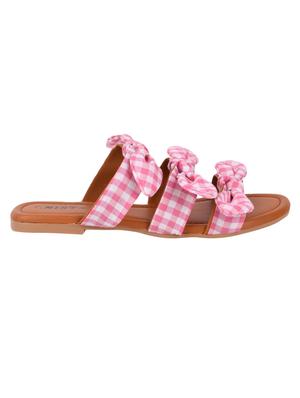 pink slip on sandals - 16534363 - Standard Image - 2