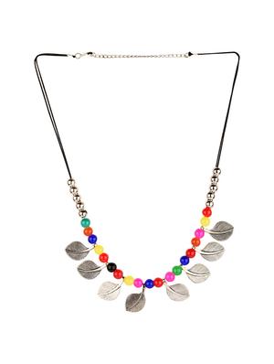 multi colored metal chain necklace - 16534613 - Standard Image - 2