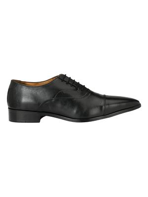 missali shoes black leather lace-up oxfords - 16535713 - Standard Image - 2