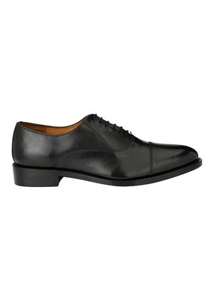 missali shoes black leather lace-up oxfords - 16535731 - Standard Image - 2
