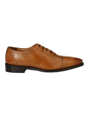missali shoes tan leather lace-up oxfords - 16535773 - Standard Image - 2