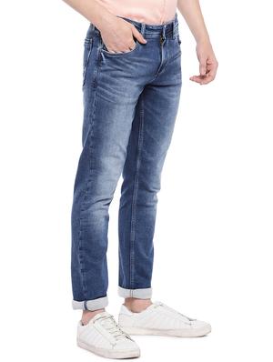 blue heavy washed denim jeans - 16536194 - Standard Image - 2
