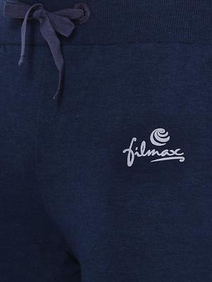 blue solid joggers - 16536398 - Standard Image - 5