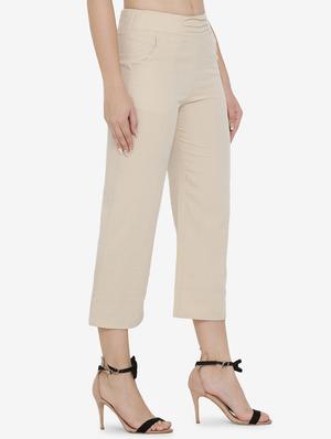 high rise pleated waist trouser - 16536403 - Standard Image - 2