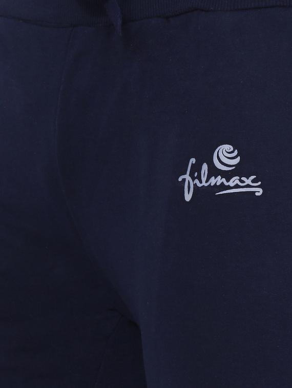 navy blue solid joggers - 16536417 - Zoom Image - 5