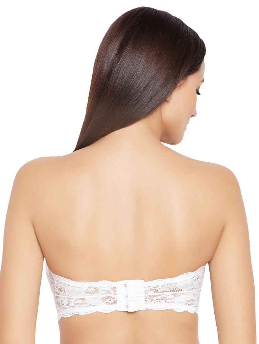 floral laced tube bra - 16537786 - Zoom Image - 2