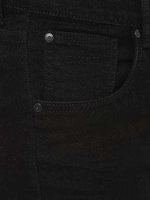 black solid plain jeans - 16537881 - Standard Image - 5