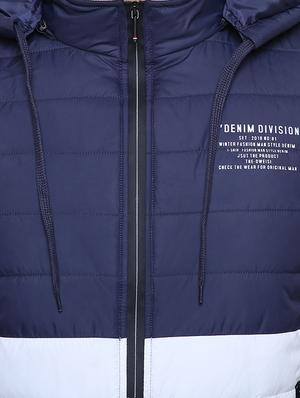 navy blue nylon quilted jacket - 16538097 - Standard Image - 5