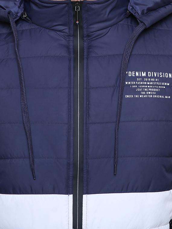 navy blue nylon quilted jacket - 16538097 - Zoom Image - 5