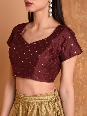 mirror embroidered blouse - 16539113 - Standard Image - 5