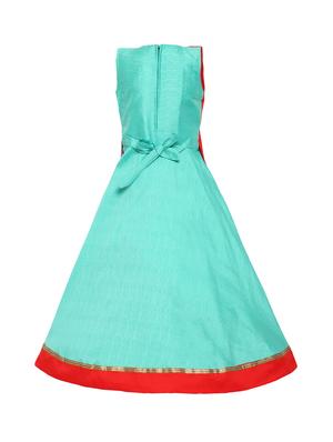 red silk blend frock - 16539125 - Standard Image - 2