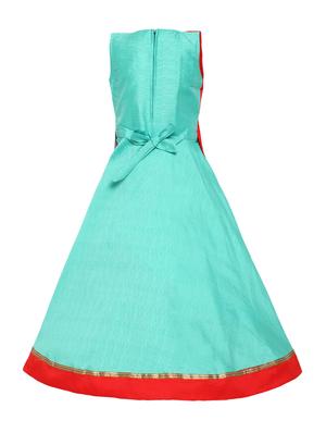 red silk blend frock - 16539153 - Standard Image - 2