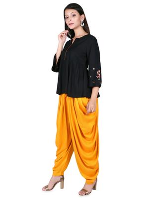 solid dhoti salwar - 16539488 - Standard Image - 2