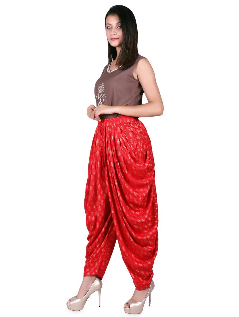 block print dhoti salwar - 16539490 - Zoom Image - 2