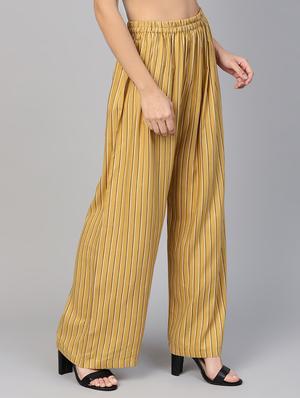 high rise striped palazzo - 16539531 - Standard Image - 2