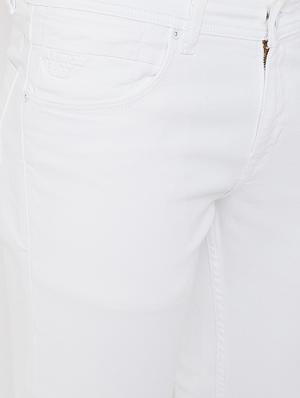 white plain denim jeans - 16539687 - Standard Image - 5