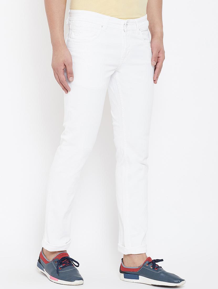 white plain denim jeans - 16539687 - Zoom Image - 2