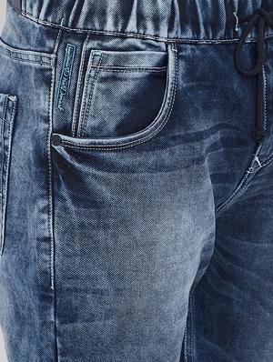 blue washed joggers - 16539703 - Standard Image - 5