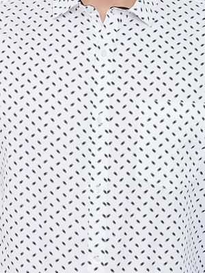 white cotton casual shirt - 16539723 - Standard Image - 5