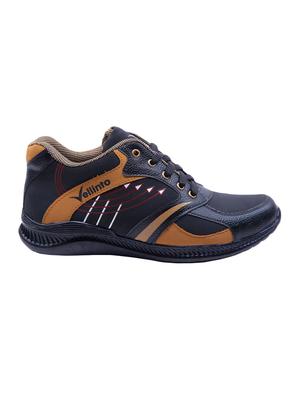 vellinto black leatherette lace up shoes - 16539941 - Standard Image - 2