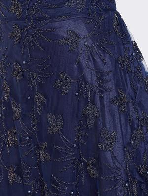 embroidered a-line lehenga - 16542136 - Standard Image - 5