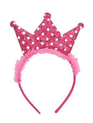 jewelz dark pink shiny crown design hairband - 16542634 - Standard Image - 2