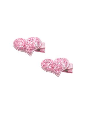 jewelz pair of light pink heart shaped clips for your little ones - 16542675 - Standard Image - 2