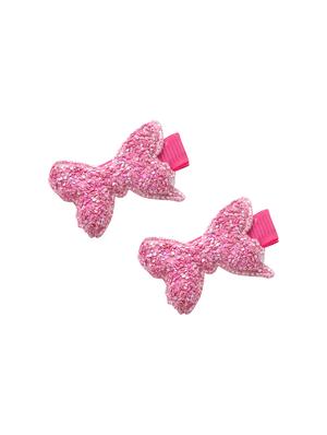 jewelz pair of dark pink coloured butterful shaped clips for girls - 16542690 - Standard Image - 2