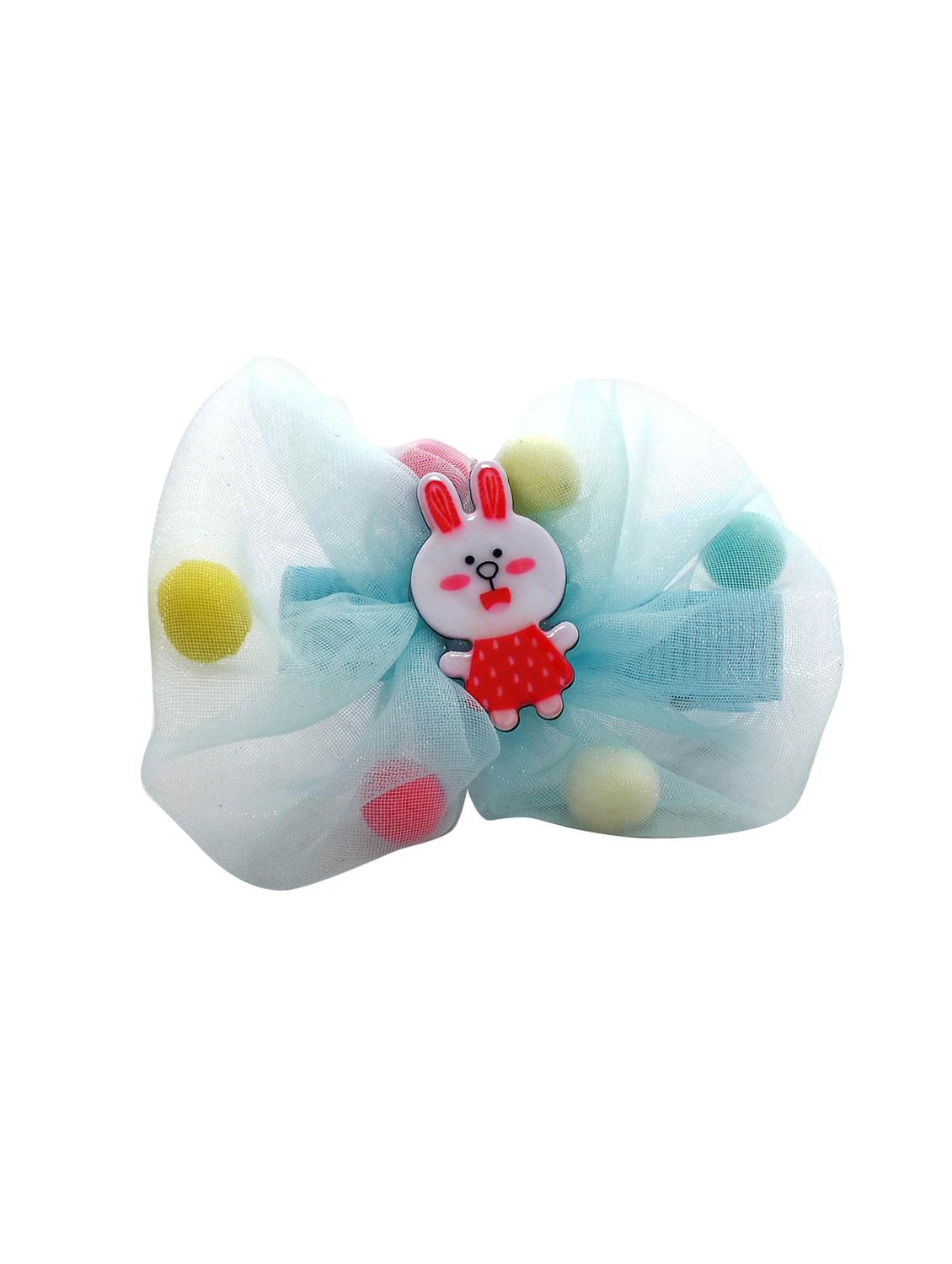 jewelz bunny and net design hair clip with multi colour pompom balls for kids - 16542699 - Zoom Image - 2