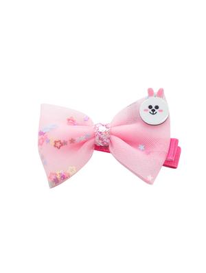 jewelz bunny and bow shaped hair clip with multi shiny stars for kids - 16542707 - Standard Image - 2