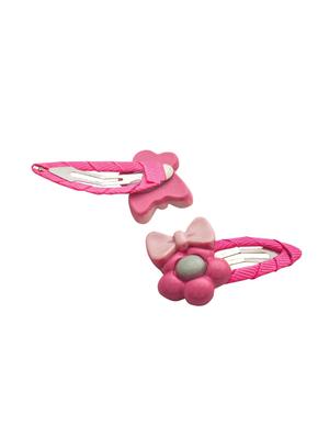 jewelz pair of bow and flower design hair clips for kids - 16542738 - Standard Image - 2