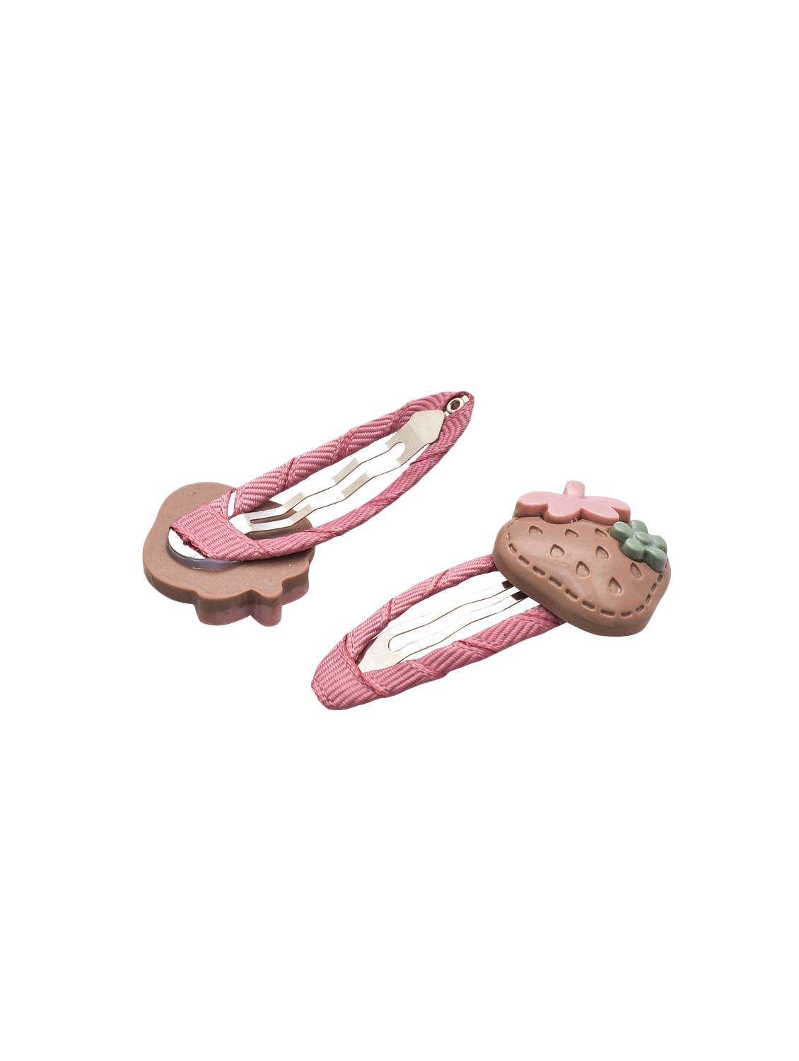 jewelz pair of straberry and flower design hair clips for kids - 16542743 - Zoom Image - 2