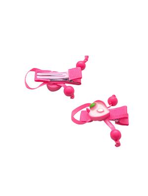 jewelz pair of apple shaped hair clips with multi beads for baby girls - 16542752 - Standard Image - 2